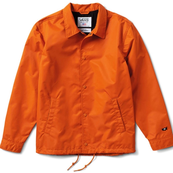 VANS NWT 🏷️ "Our Legacy" Edition Waterproof Windproof Orange Jacket Coat XL - Picture 5 of 16